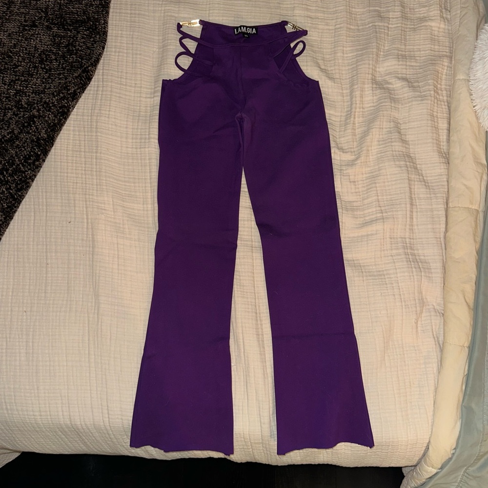 I.AM.GIA Euphoria Purple Flare Pants